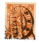 Stamps : Europe : Germany :  Corneta de correos