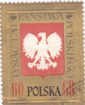 Stamps : Europe : Poland :  escudo con relieve
