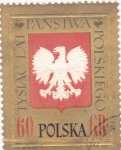 Sellos de Europa - Polonia -  escudo con relieve
