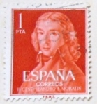 Stamps Spain -  IV CENTENARIO LEANDRO F. MORATIN