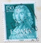 Stamps Spain -  IV CENTENARIO DE LEANDRO F. MORATIN