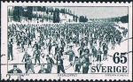 Stamps Sweden -  50ª CARRERA DE SKI DE VASA. Y&T Nº 773