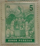 Stamps : Europe : Spain :  sello poliza