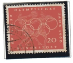 Stamps Germany -  Juegos Olimpicos de Roma 1960