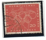 Sellos de Europa - Alemania -  Juegos Olimpicos de Roma 1960