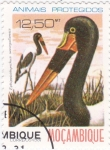 Stamps Mozambique -  animales protegidos