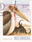 Stamps Mozambique -  animales protegidos