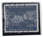 Stamps : Europe : Germany :  Juegos Olimpicos de Roma 1960