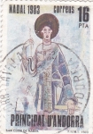 Stamps Andorra -  San Cerni de Magol-NADAL 1983