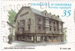Sellos del Mundo : Europa : Andorra : casa Lacruz proyecte de Puig Cadafalch