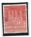 Stamps Germany -  9' Cent. dela Catedral de Spire