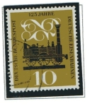 Stamps Germany -  125 años Red Ferroviaria en Alemania