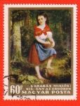 Stamps : Europe : Hungary :  Barabàs Miklós: Caperucita Roja