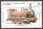 Stamps Cuba -  Locomotora de Portugal