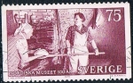 Stamps : Europe : Sweden :  CENT. DEL MUSEO NÓRDICO. COCINA ARTESANA DE PAN. Y&T Nº 805