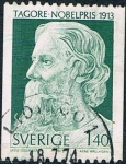 Stamps : Europe : Sweden :  LAUREADOS CON EL PREMIO NOBEL EN 1913. Y&T Nº 814
