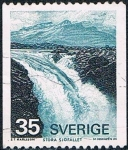 Stamps Sweden -  STORA SJOFALLET, SALTO DE AGUA DEL NORTE DE SUECIA. Y&T Nº 827
