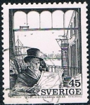 Stamps Sweden -  CENTENARIO DEL CLUB DE LOS PERIODISTAS. Y&T Nº 841