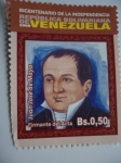 Sellos de America - Venezuela -  Bic.Independencia Rep. Bolivariana de V/zuela.Firmante del Acta: Juan José de Maya