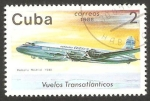 Stamps Cuba -  2849 - Vuelo Transatlantico, Habana Madrid