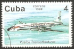 Stamps Cuba -  2850 - Vuelo Transatlántico, Habana Praga