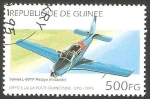 Stamps : Africa : Guinea :  Avión Valmet L-90TP Redigo de Finlandia