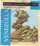 Stamps : America : Venezuela :  escultura Unión Postal Universal