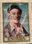 Stamps Spain -  auto retrato zuloaga