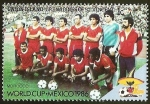 Stamps : Africa : Morocco :  WORLD CUP MEXICO 1986