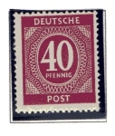 Stamps Germany -  Cifras