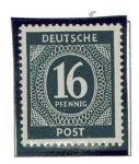 Stamps Germany -  Cifras