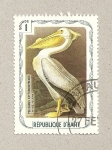 Stamps Haiti -  Pelicanus Erythrorinchos