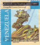 Stamps Venezuela -  escultura Unión Postal Universal