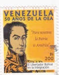 Sellos de America - Venezuela -  50 años de la OEA