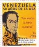 Stamps Venezuela -  50 años de la OEA