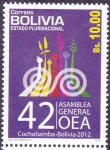 Sellos de America - Bolivia -  42 Asamblea General de la OEA