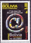 Sellos de America - Bolivia -  Dia Mundial del Internet