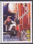 Stamps Bolivia -  Trabajos y Oficios - Petrolero