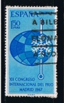Stamps Spain -  Edifil  1817  Congreso Internacional del Frío.  