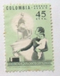 Stamps : America : Colombia :  DERECHOS POLITICOS DE LA MUJER