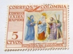 Stamps : America : Colombia :  PATRONA DE COLOMBIA