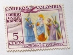 Stamps : America : Colombia :  PATRONA DE COLOMBIA