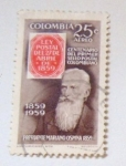 Stamps Colombia -  CENTENARIO DEL PRIMER SELLO POSTAL COLOMBIANO