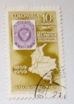 Stamps : America : Colombia :  CENTENARIO DEL PRIMER SELLO POSTAL COLOMBIANO