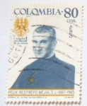 Stamps Colombia -  FELIX RESTREPO MEJIAS S.J.1887-1965
