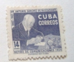 Sellos de America - Cuba -  RETIRO DE COMUNICACIONES DR ANTONIO SANCHEZ DE BUSTAMANTE