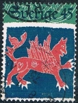 Stamps Sweden -  NAVIDAD 1974. BORDADOS DE LANA DE LOS SIGLOS XV Y XVI. Y&T Nº 850