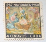Stamps Cuba -  NAVIDAD 1957-1958