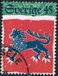 Stamps Sweden -  NAVIDAD 1974. BORDADOS DE LANA DE LOS SIGLOS XV Y XVI. Y&T Nº 851