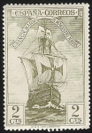 Stamps Spain -  Bow of Santa María